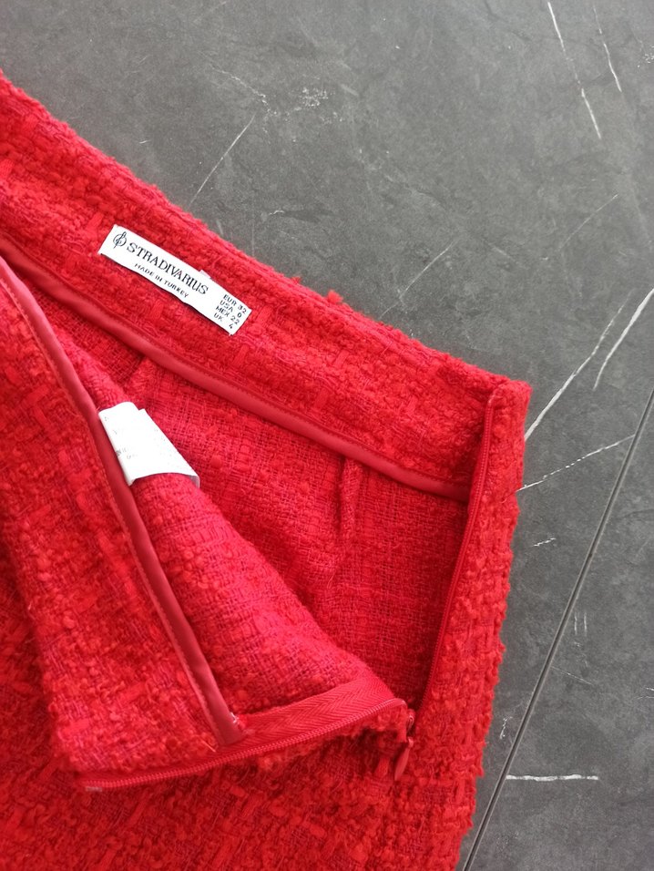 Stradivarius Tuvid short etek - Görsel 3