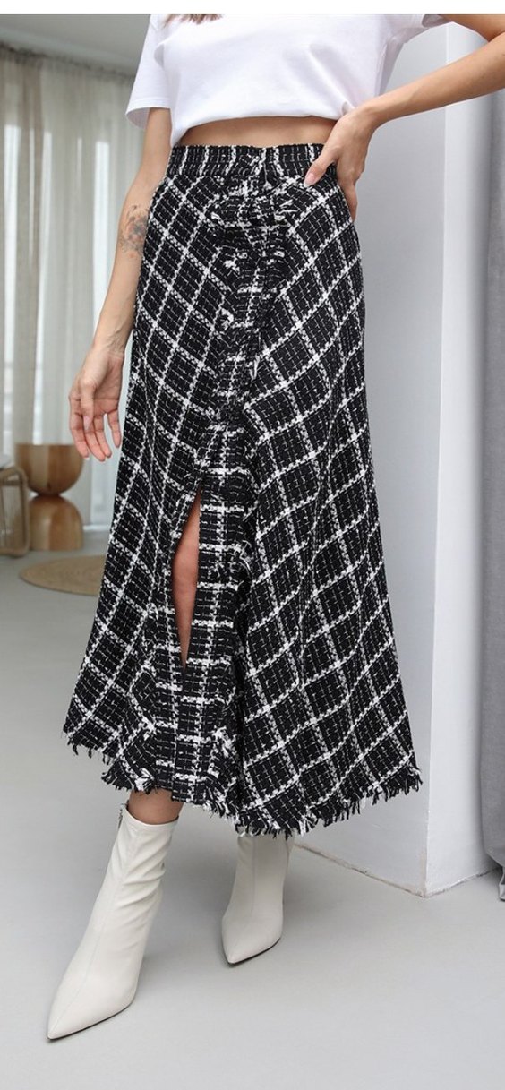 Zara Chanel uzun etek - Görsel 3