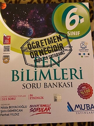 Fen soru bankası muba 6. Sınıf