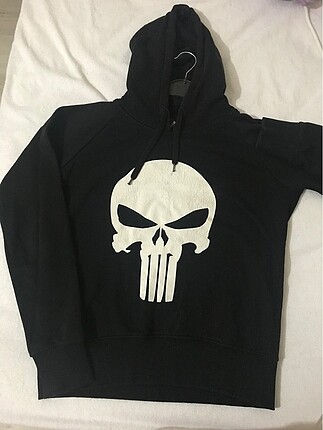 Siyah unisex sweatshirt