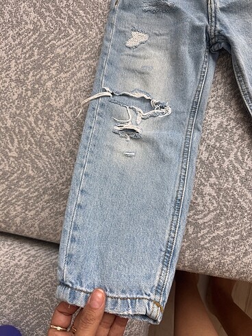 7 Yaş Beden mavi Renk Zara kot pantolon