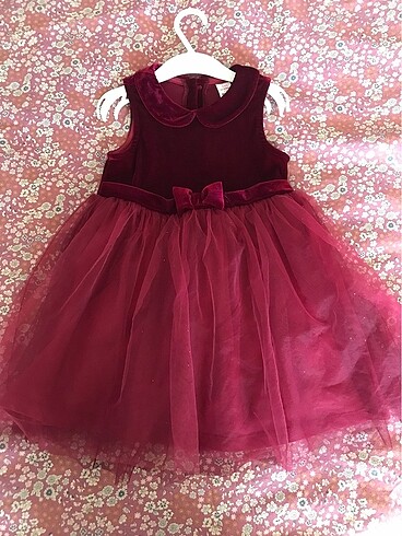 Bordo renk elbise-abiye