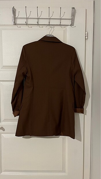36 Beden kahverengi Renk Blazer ceket