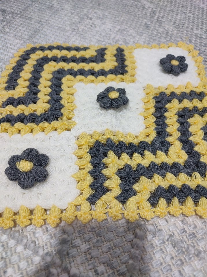 Gri Örgü Banyo Süngeri - Görsel 2