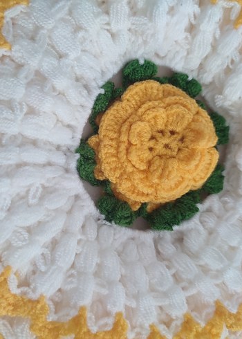 Sarı El Yapımı Banyo Süngeri - Görsel 2