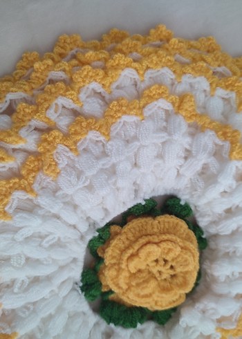 Sarı El Yapımı Banyo Süngeri - Görsel 4