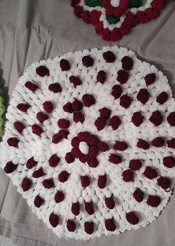 Renkli El Örgüsü Banyo Süngeri Seti - Görsel 2