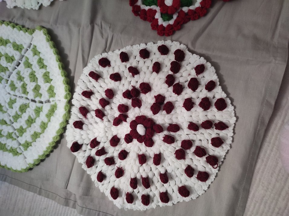 Renkli El Örgüsü Banyo Süngeri Seti - Görsel 2