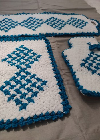 Renkli Mavi Banyo Süngeri Seti - Görsel 4