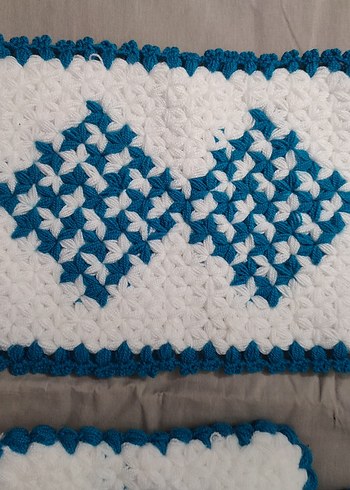 Renkli Mavi Banyo Süngeri Seti - Görsel 2