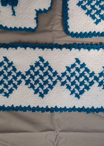 Renkli Mavi Banyo Süngeri Seti - Görsel 3