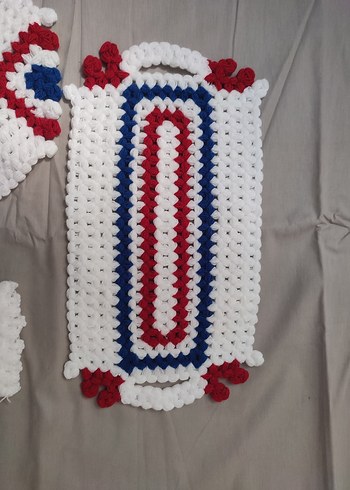 Renkli El Örgüsü Banyo Süngeri Seti - Görsel 4