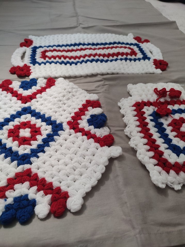 Renkli El Örgüsü Banyo Süngeri Seti - Görsel 5