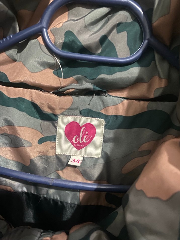 Kamuflaj Desenli Kadın Kışlık Mont - Görsel 2