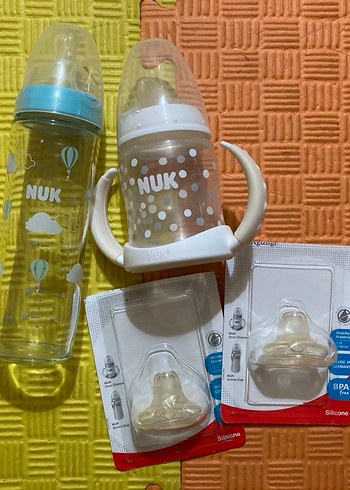 Nuk biberon + 2 yedek başlık - Görsel 2