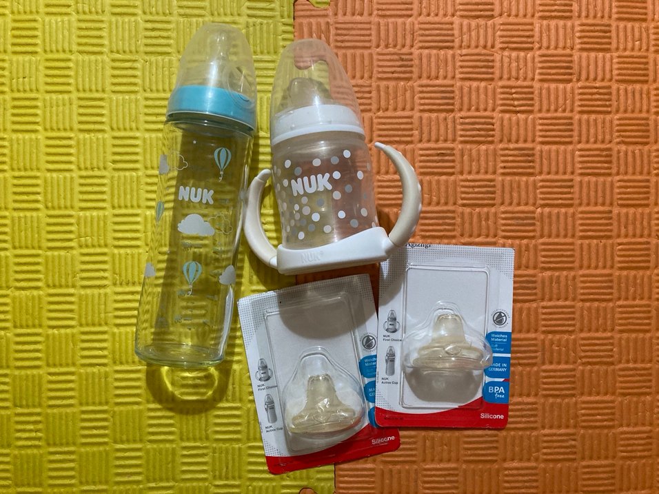 Nuk biberon + 2 yedek başlık - Görsel 2