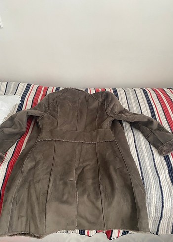 Calvin Klein Calvin Klein Kürklü Kadın Süet kaban