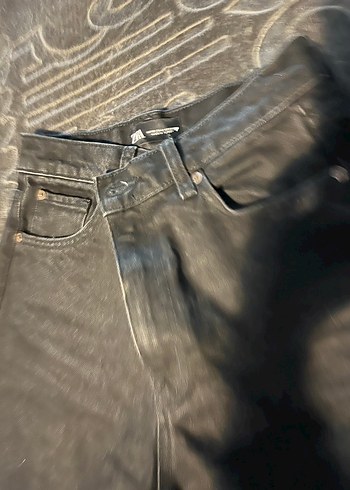 Zara Siyah düz kesim Kot Pantolon - Görsel 2