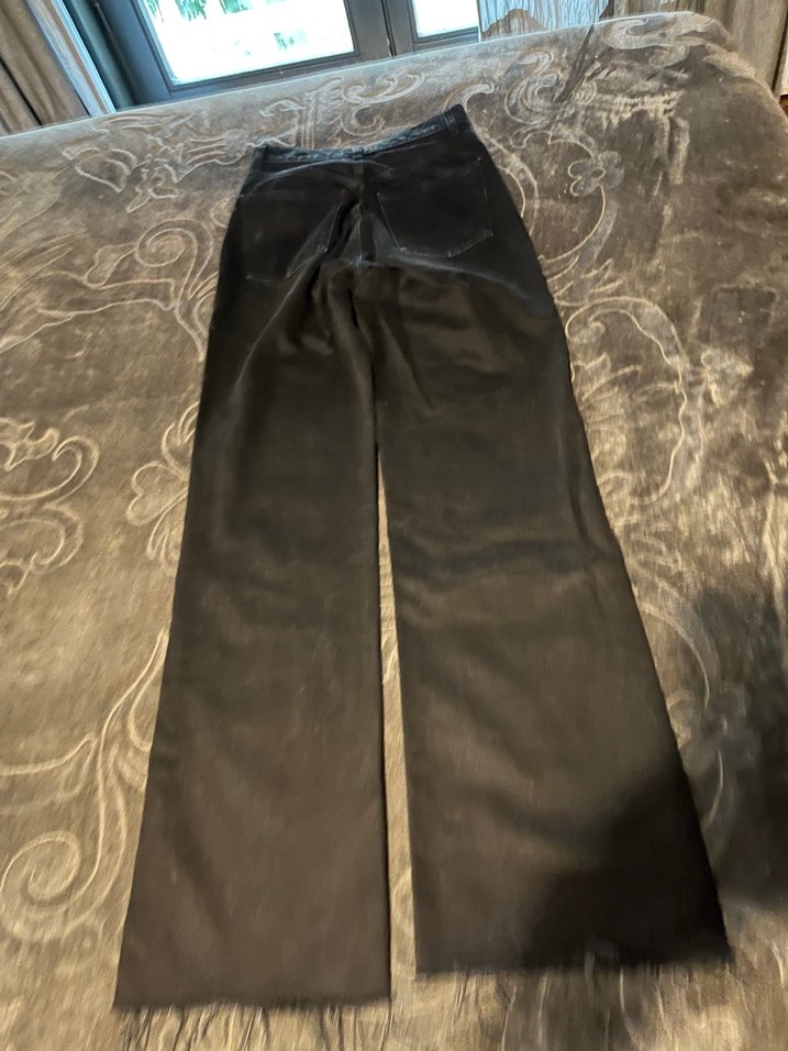 Zara Siyah düz kesim Kot Pantolon - Görsel 3