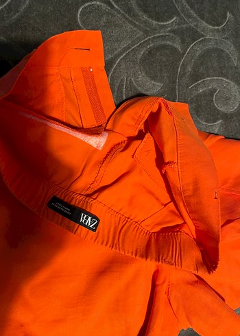 Kadın Turuncu Mini Şort - Görsel 6