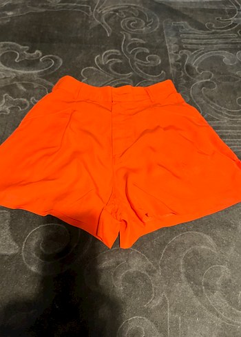 Kadın Turuncu Mini Şort - Görsel 2