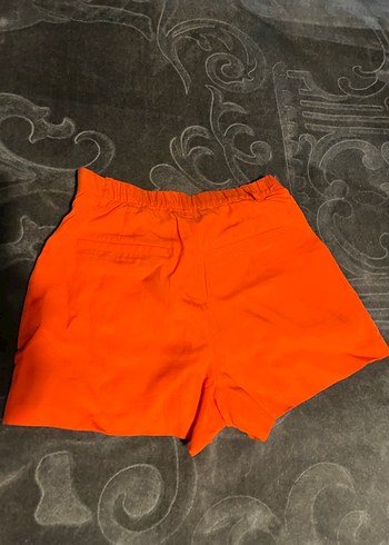 Kadın Turuncu Mini Şort - Görsel 4