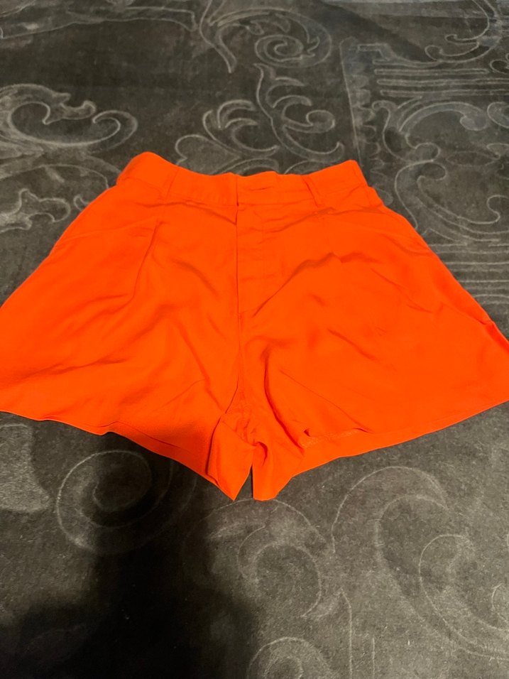 Kadın Turuncu Mini Şort - Görsel 2