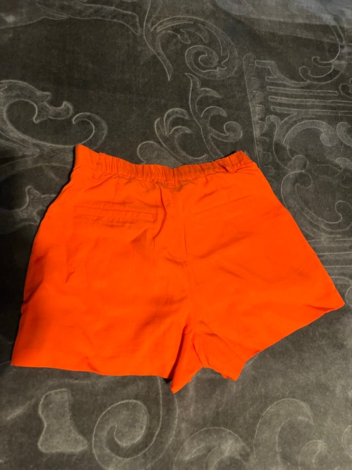 Kadın Turuncu Mini Şort - Görsel 4