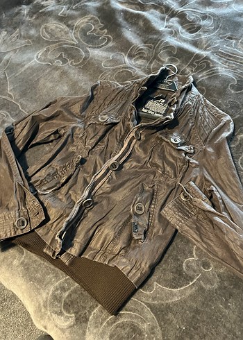 Düğmeli Kahverengi Midi Ceket - Görsel 5