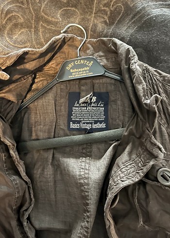 Düğmeli Kahverengi Midi Ceket - Görsel 3