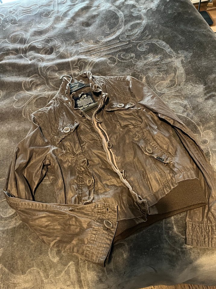 Düğmeli Kahverengi Midi Ceket - Görsel 4