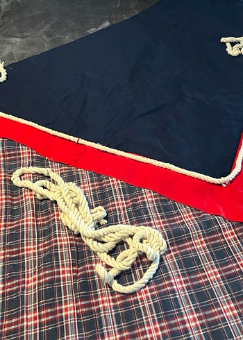 Kırmızı Ekose Desenli Yatak Örtüsü - Görsel 4