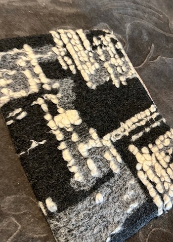 Gri Desenli portföy çanta - Görsel 2