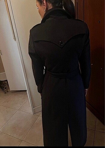 l Beden siyah Renk İtalyan malı siyah palto