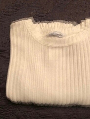Zara Zara krem rengi üst