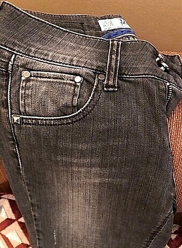 Zara Zara TRF koyu gri jean pantolon