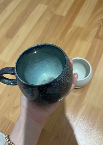 Beden çeşitli Renk Bej ve gri seramik kupa seti MADAMA COCO MARKA