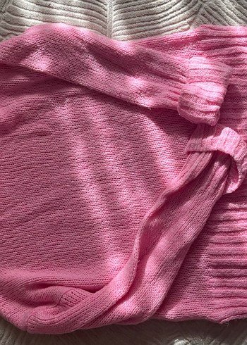 Pembe Triko Kadın Kazak - Görsel 6