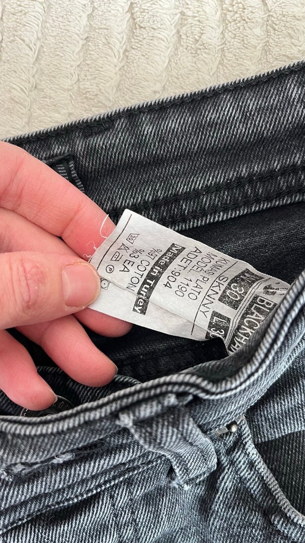 Gri Erkek Regular Fit Denim Jean - Görsel 3