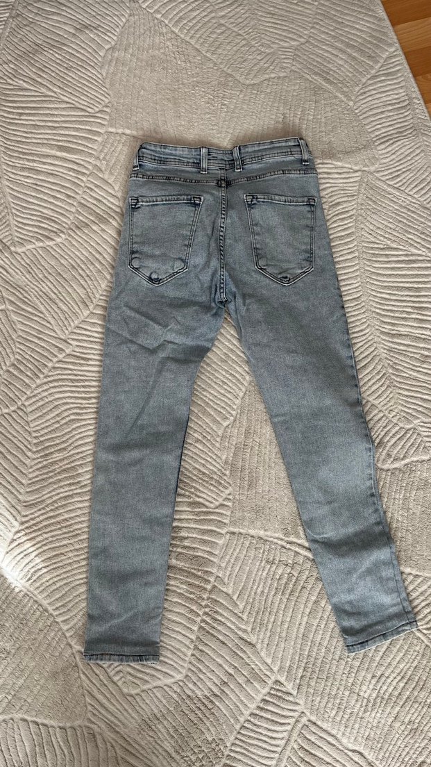 Gri erkek jean - Görsel 5