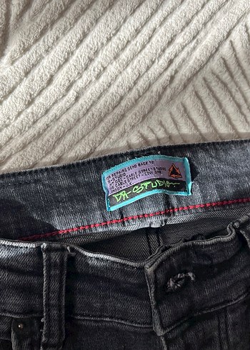 Gri Bağcıklı Erkek Denim Pantolon - Görsel 3