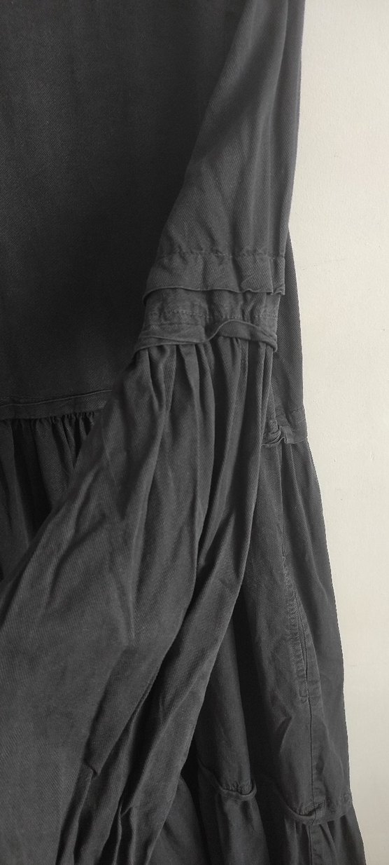 Siyah Uzun Kollu Elbise - Görsel 2