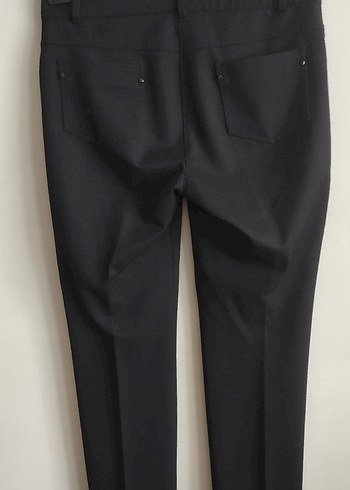 Kadın Siyah Ofis Kumaş Pantolon - Görsel 3