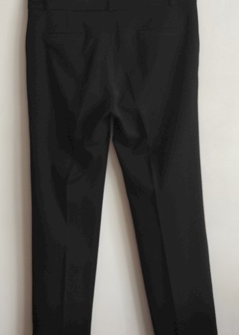 Kadın Siyah Ofis Kumaş Pantolon - Görsel 4