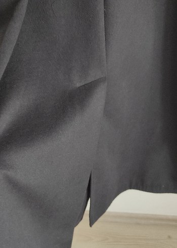 Siyah Kürklü Yaka Uzun Kaban - Görsel 4