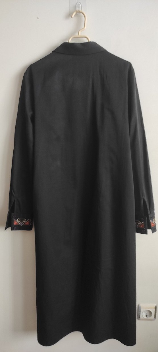 Nakışlı Uzun Kollu Bohem Kadın Tunik - Görsel 2