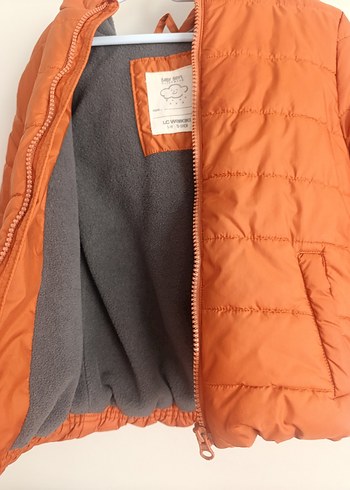 Turuncu Fermuarlı Erkek Çocuk Mont - Görsel 2