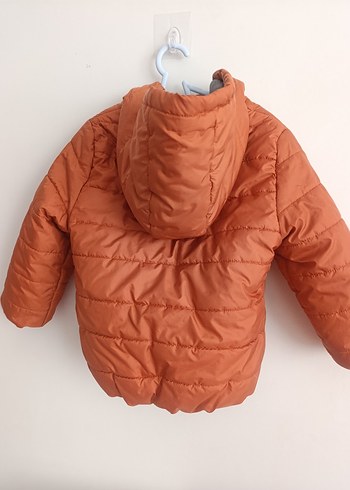 Turuncu Fermuarlı Erkek Çocuk Mont - Görsel 4