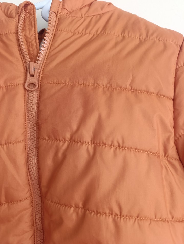 Turuncu Fermuarlı Erkek Çocuk Mont - Görsel 5
