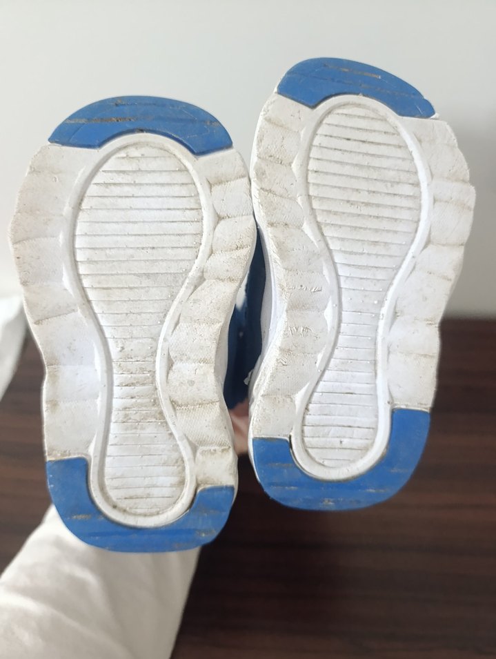 Mavi Desenli Erkek Çocuk Botu Velcro - Görsel 2